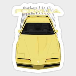 Pontiac Firebird Formula 3rdgen - Yellow Sticker